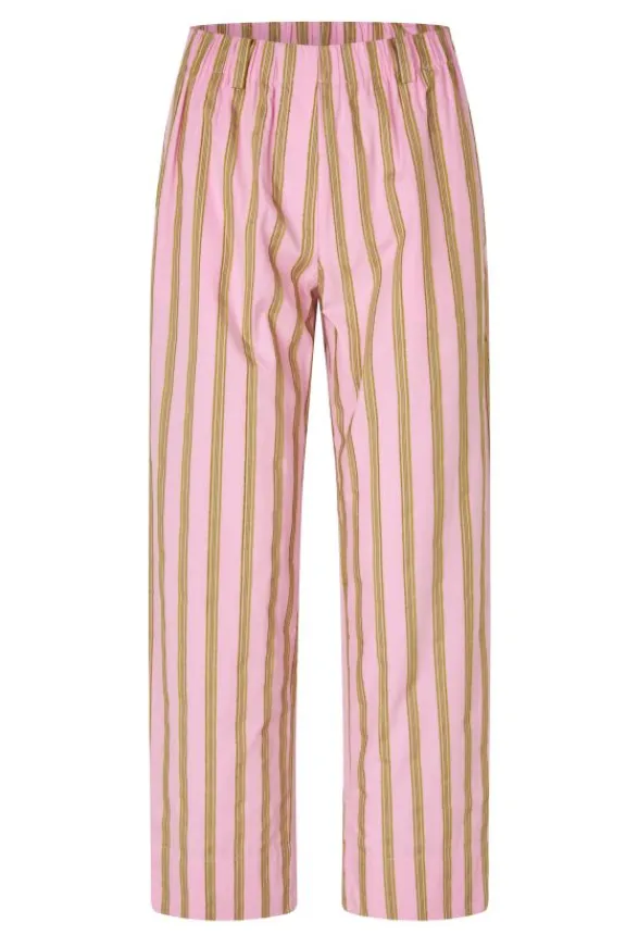 Stine Goya Elasticated Straight Pants - Wallpaper Stripes | Trousers And Playsuits | Suits & Co-Ordinates
