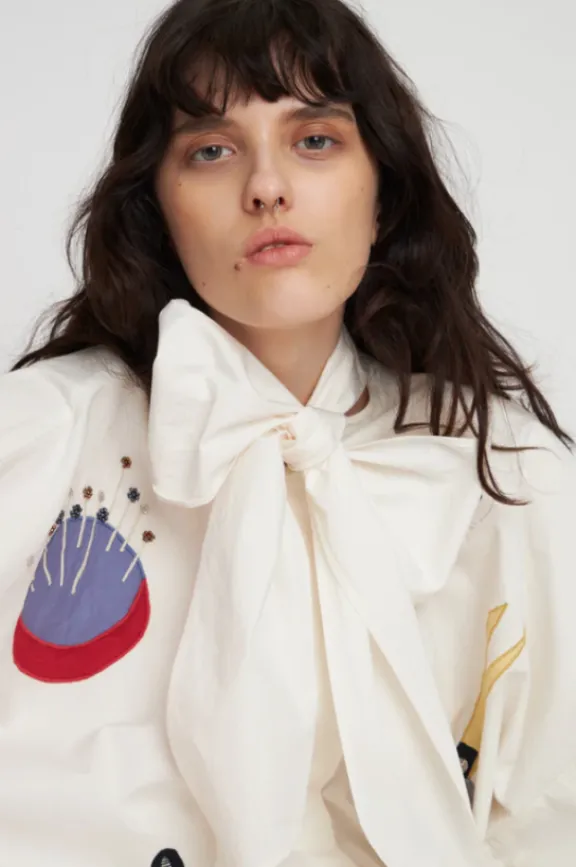embroidered_shirt_dress_c_5.webp Stella Nova Embroidered Shirt Dress- Creme White | Shirts And Tops | Dresses