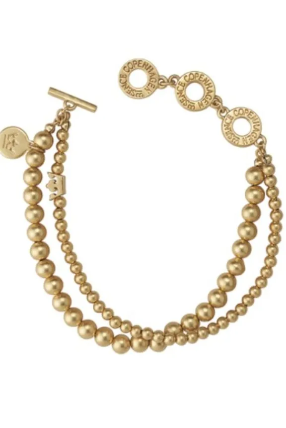 Sence Copenhagen Essentials Boho Bracelet - Matt Gold | Jewellery