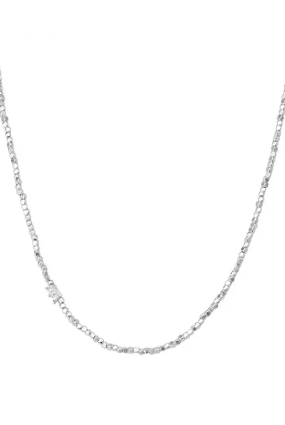 Sence Copenhagen Essentials Solitude Necklace - Matt Silver Plated 41cm | Jewellery