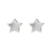 Sence Copenhagen Essentials Star Ear Studs - Matt Silver Plated | Jewellery