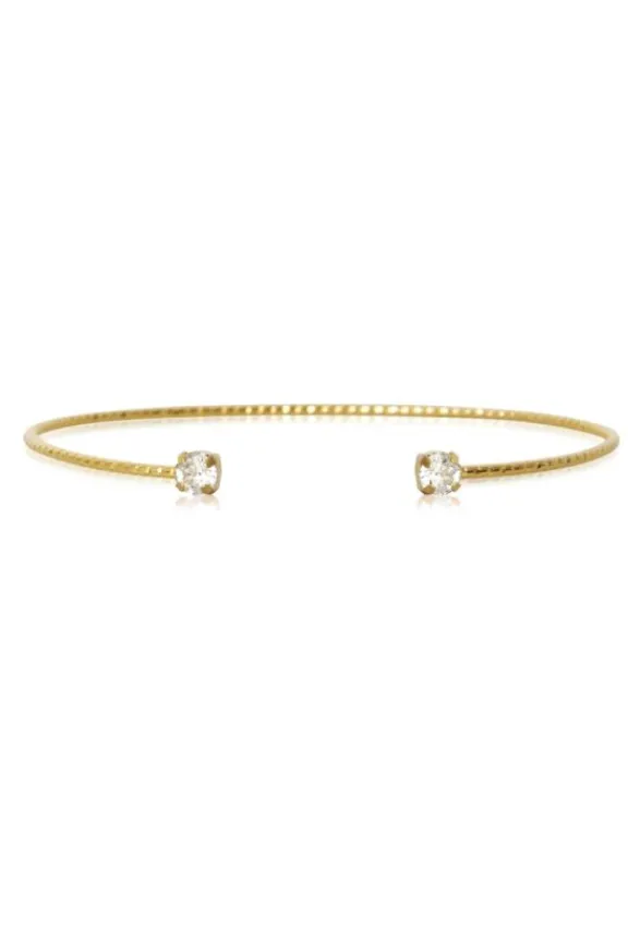 Caroline Svedbom Evita Stud Bracelet - Gold/Crystal | Jewellery | Gifts