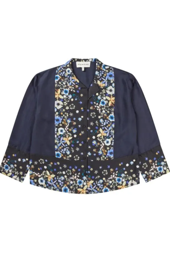 Munthe Faiza Silk Blouse - Black | Shirts And Tops