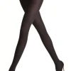 Falke Family Rib Tights - Black | Hosiery