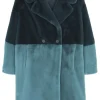 Paul Smith Faux Fur Teddy Coat - Blue | Jackets And Coats