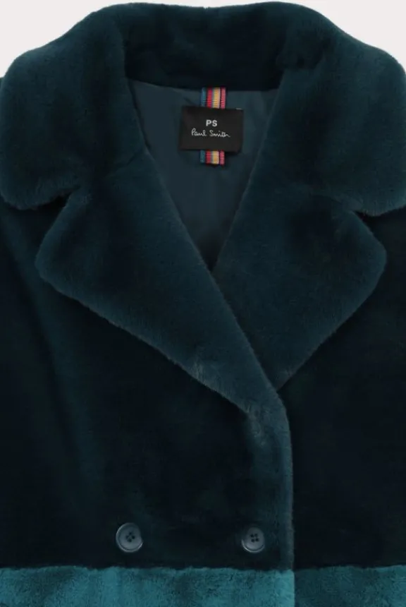 faux_fur_teddy_coat__blue_4.webp Paul Smith Faux Fur Teddy Coat - Blue | Jackets And Coats