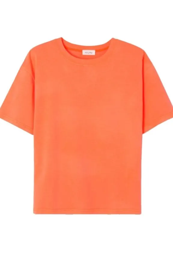 American Vintage Fizvalley T-Shirt - Fluorescent Fire | Shirts And Tops