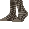Falke Fluff Lines Boot Socks - Nutmeg Melange | Hosiery
