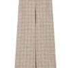 Weekend MaxMara Freda Linen & Cotton Twill Trousers - Terracotta | Trousers And Playsuits | Suits & Co-Ordinates
