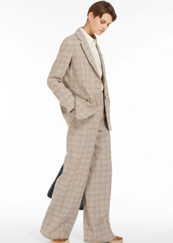 freda_linen_amp_cotton_tw_3.webp Weekend MaxMara Freda Linen & Cotton Twill Trousers - Terracotta | Trousers And Playsuits | Suits & Co-Ordinates