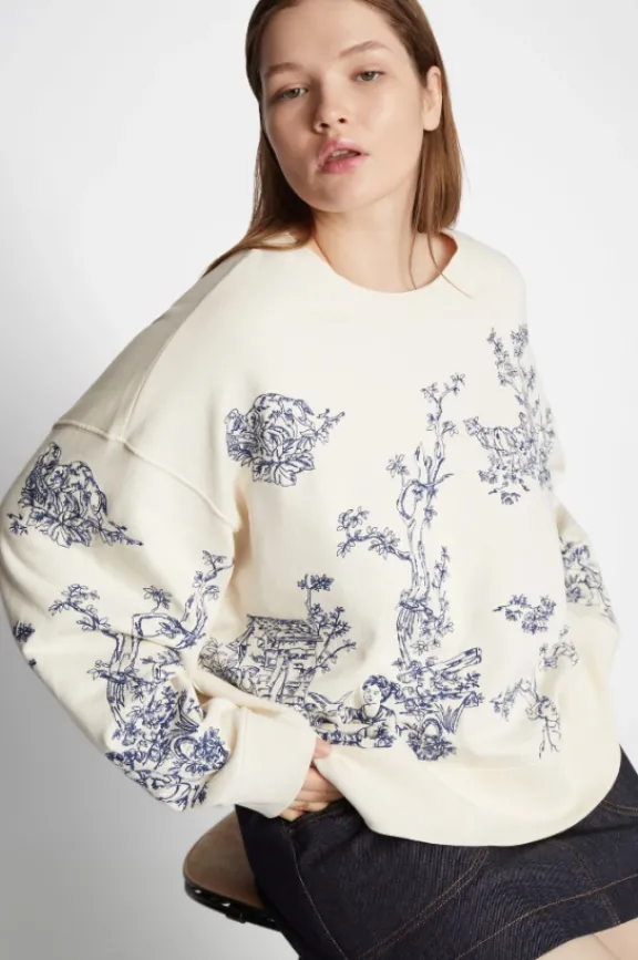 friede_sweatshirt__creme_6.webp Munthe Friede Sweatshirt - Creme | Shirts And Tops