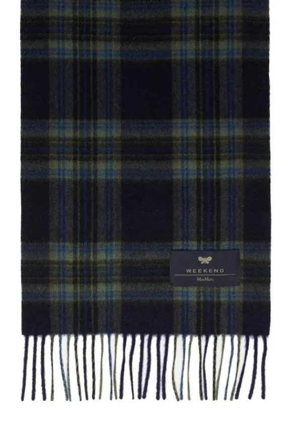 Weekend MaxMara Furio Cashmere Scarf - Midnight Blue | Scarves