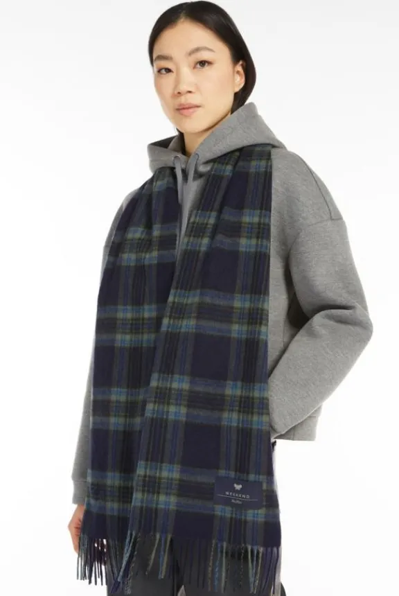 Weekend MaxMara Furio Cashmere Scarf - Midnight Blue | Scarves