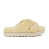 Ugg Fuzz Sugar Terry Cross Slide - Banana Pudding | Ugg