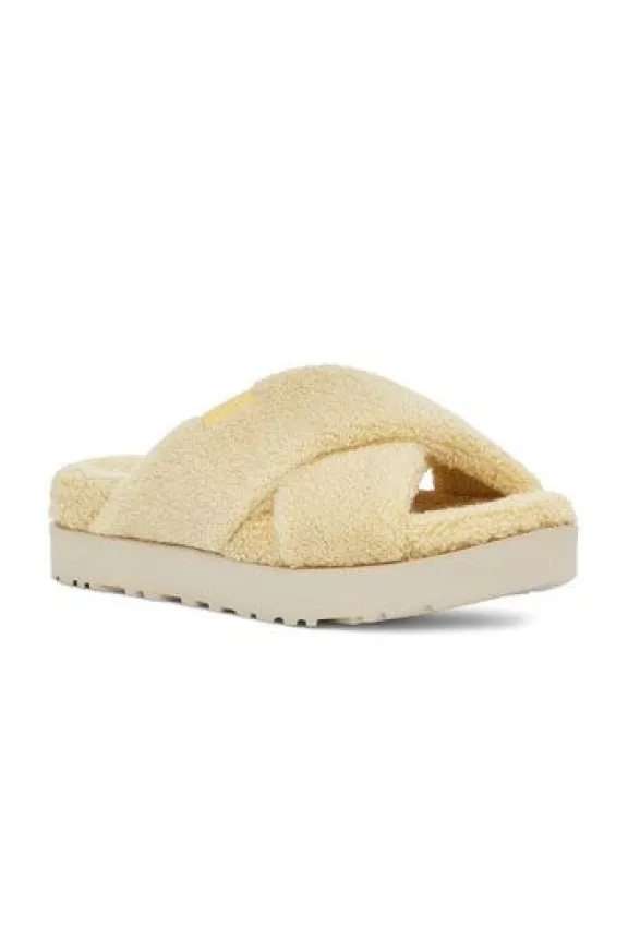 fuzz_sugar_terry_cross_sl_3.webp Ugg Fuzz Sugar Terry Cross Slide - Banana Pudding | Ugg