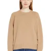 Weekend MaxMara Gabbia Relaxed Fit Crew Neck Sweater - Camel | Knitwear