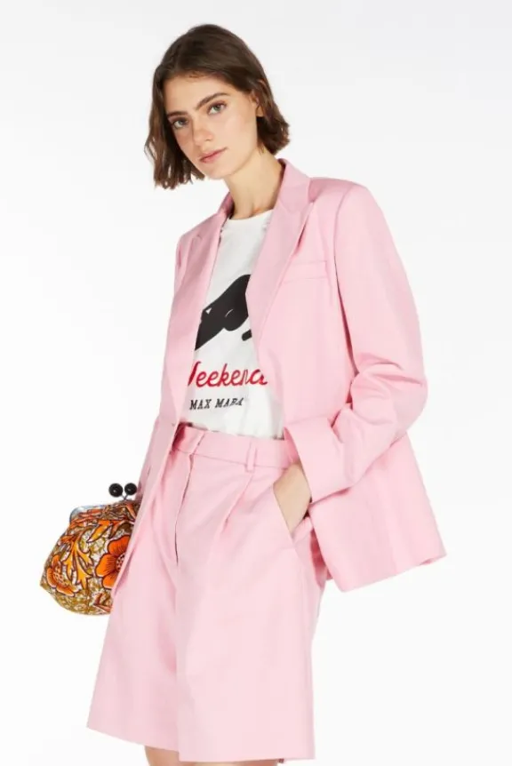 gelosia_cotton_amp_linen__2-1.webp Weekend MaxMara Gelosia Cotton & Linen Blazer - Pink | Jackets And Coats