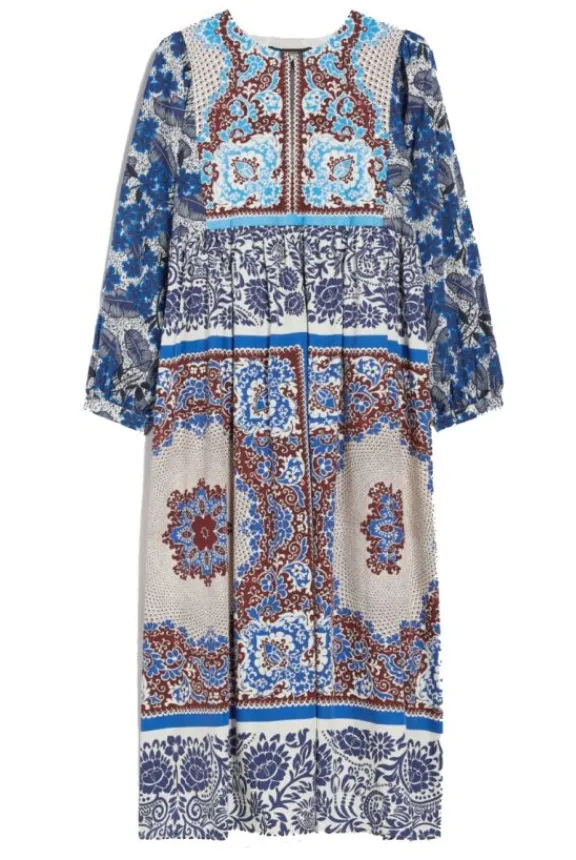 Weekend MaxMara Ghiotto Cotton Poplin Dress - Turquoise | Dresses