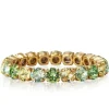 Caroline Svedbom Gia Stud Bracelet - Gold/Lime Combo | Jewellery | Gifts