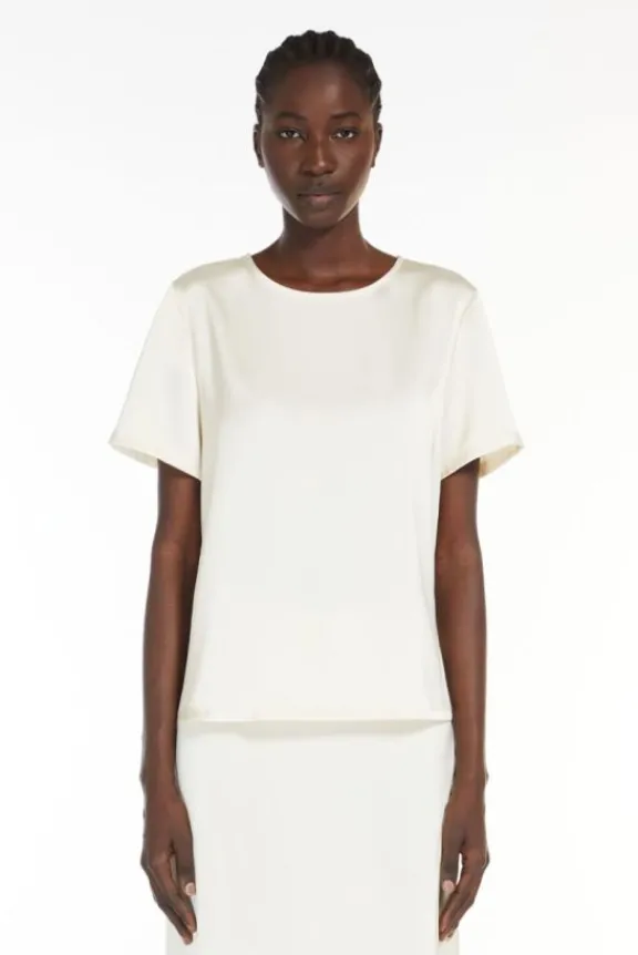 gilbert_satin_amp_jersey__5-1.webp Weekend MaxMara Gilbert Satin & Jersey T-Shirt - Ecru | Shirts And Tops