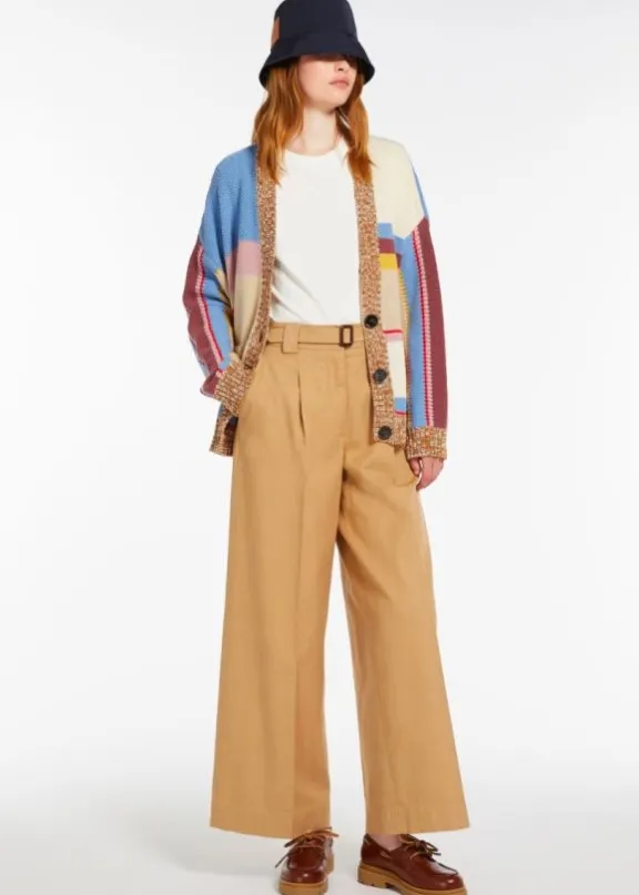 giorno_patchwork_cotton_c_3.webp Weekend MaxMara Giorno Patchwork Cotton Cardigan - Multicolour | Knitwear
