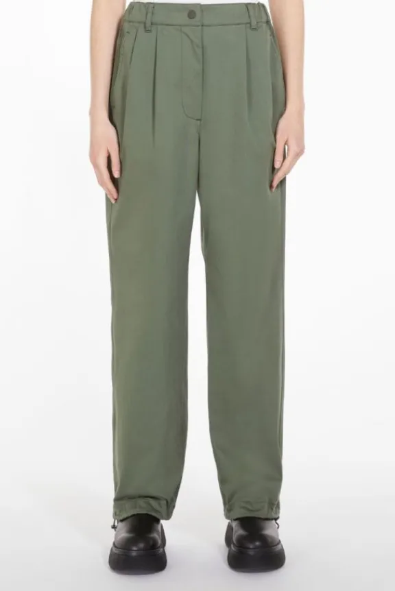 gitane_satin_trousers__kh_5.webp Weekend MaxMara Gitane Satin Trousers - Khaki | Trousers And Playsuits