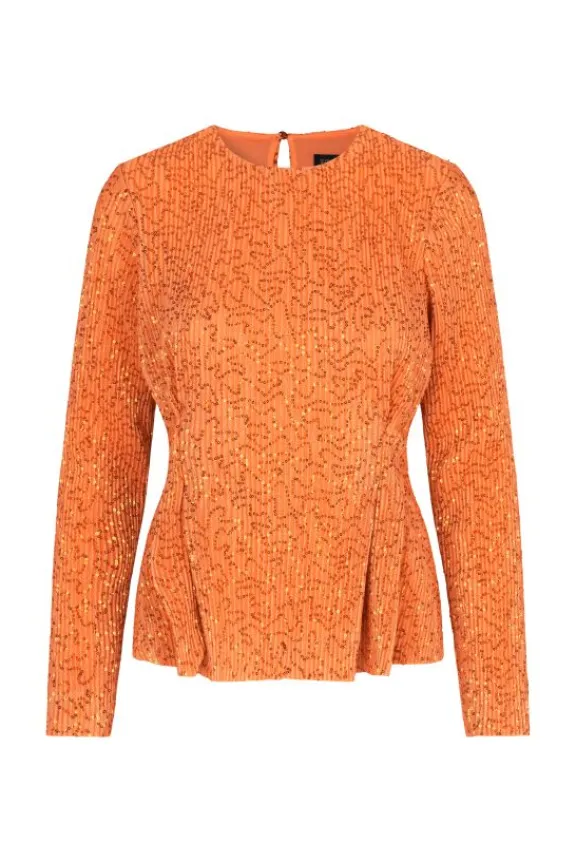 glory_blouse__orange_2.webp Stine Goya Glory Blouse - Orange | Suits & Co-Ordinates | Shirts And Tops