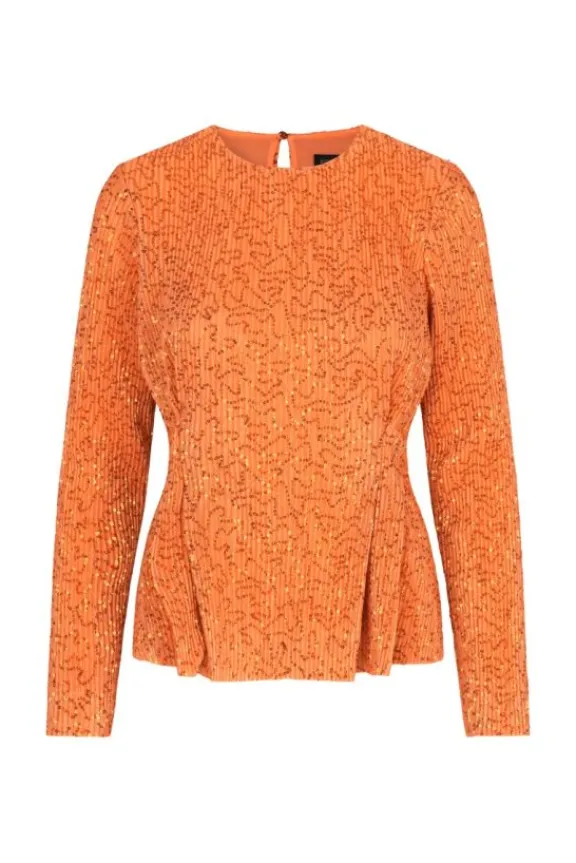 glory_blouse__orange_3.webp Stine Goya Glory Blouse - Orange | Suits & Co-Ordinates | Shirts And Tops