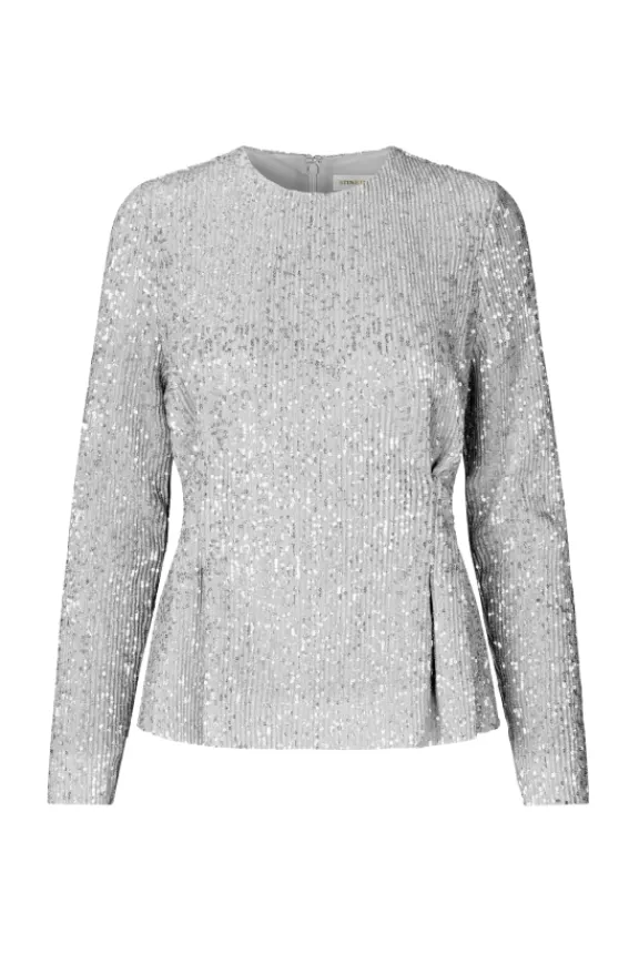 glory_blouse__silver_0.webp Stine Goya Glory Blouse - Silver | Suits & Co-Ordinates | Shirts And Tops