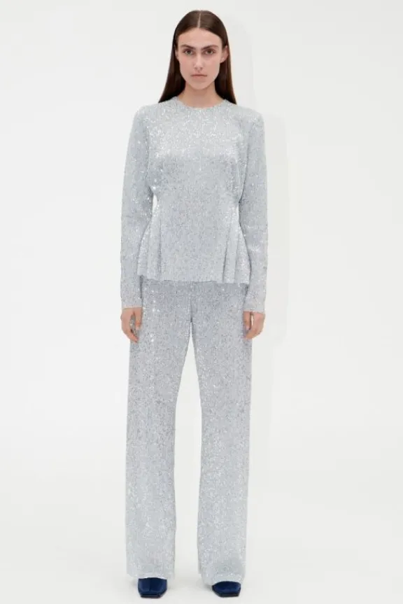glory_blouse__silver_3.webp Stine Goya Glory Blouse - Silver | Suits & Co-Ordinates | Shirts And Tops