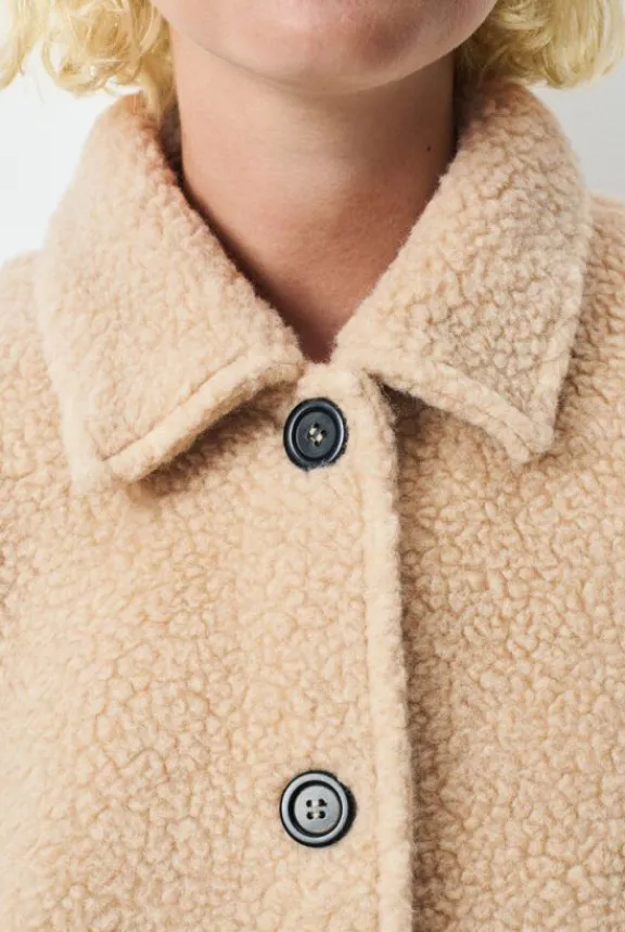 gomaz_coat__mole_melange_4.webp American Vintage Gomaz Coat - Mole Melange | Jackets And Coats