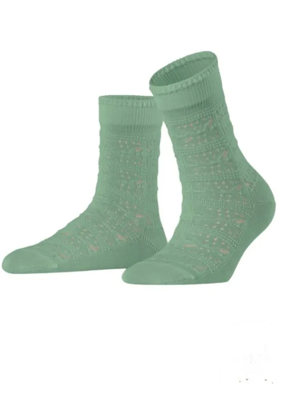 Falke Granny Square Socks - Tourmaline | Hosiery