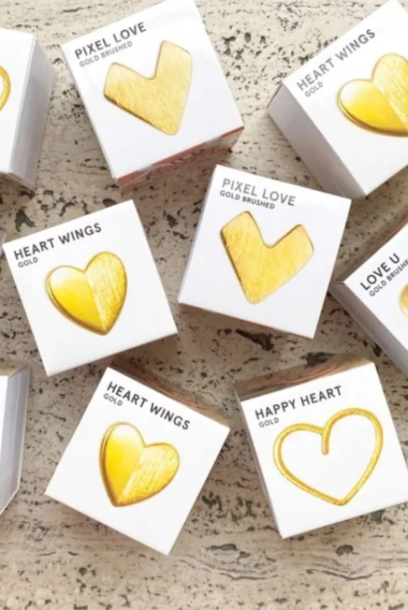 happy_hearts_one_piece__g_3.webp Lulu Copenhagen Happy Hearts One Piece - Gold Plated | Jewellery