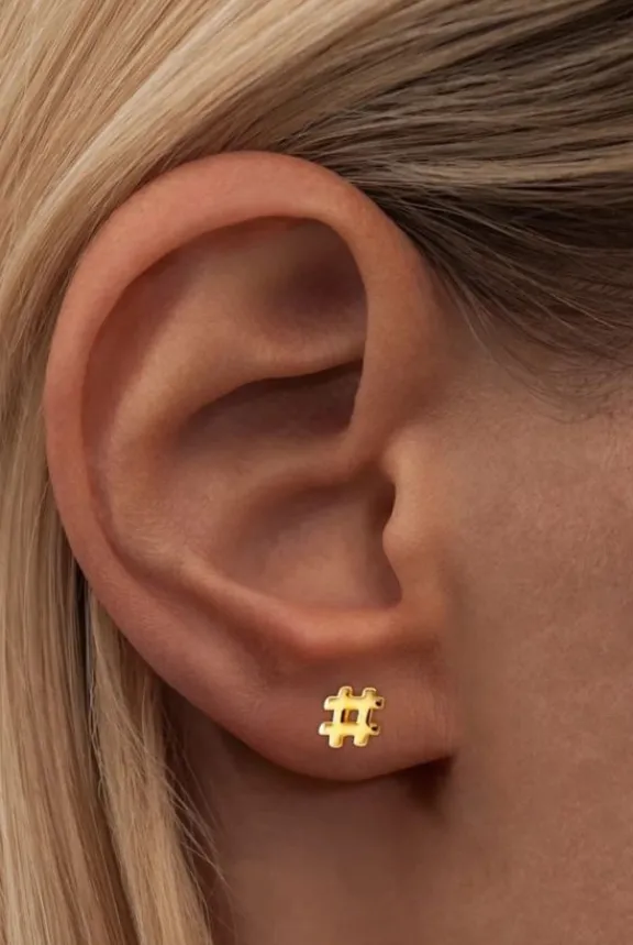 Lulu Copenhagen Hashtag One Piece - Gold Plated | Jewellery | Gifts