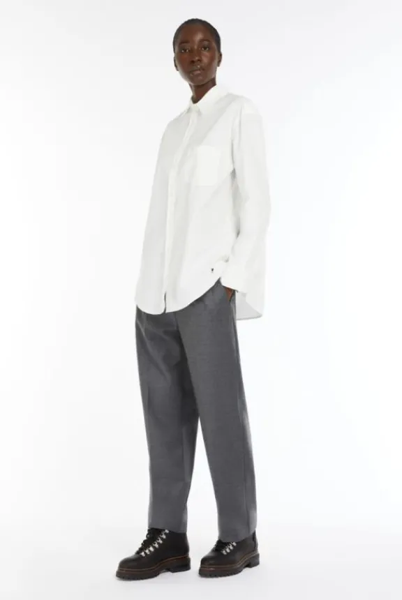 hateley_comfortfit_flanne_4.webp Weekend MaxMara Hateley Comfort-Fit Flannel Trousers - Medium Grey | Trousers And Playsuits