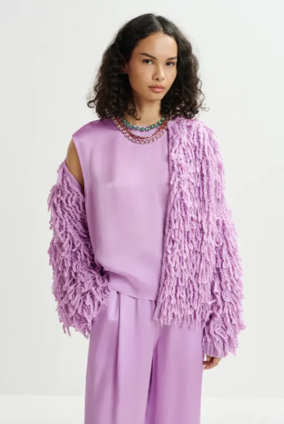 hinwood_oversized_loop_st_2-1.webp Essentiel Antwerp Hinwood Oversized Loop Stitch Knit - Bellflower | Knitwear | Jackets And Coats