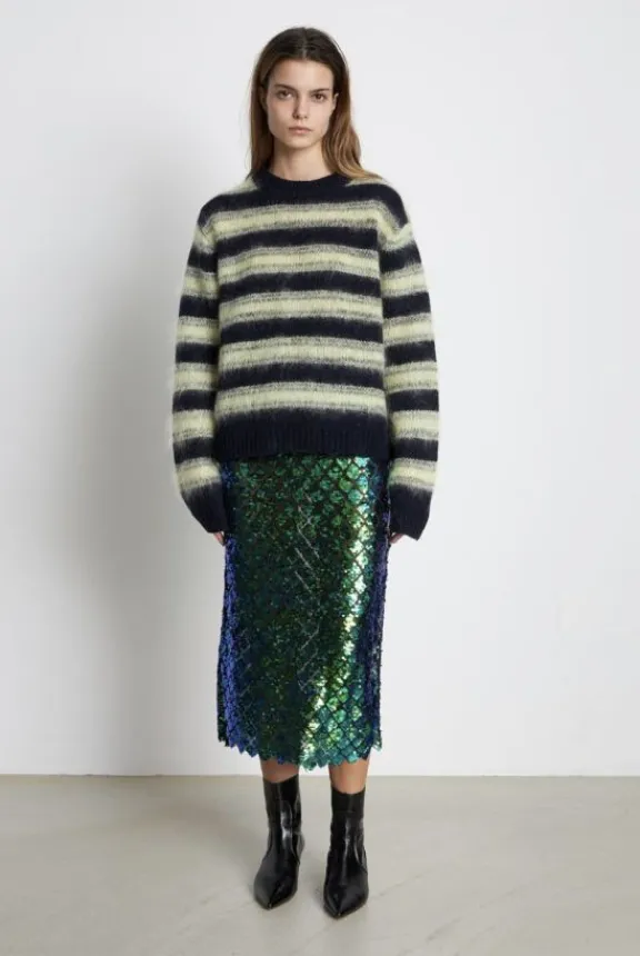 Stella Nova Idun Wool Mix Sweater - Golden Yellow | Knitwear
