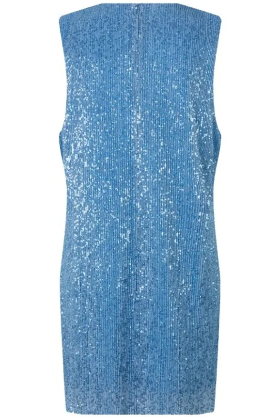 isha_tunic_dress__hydrang_3.webp Stine Goya Isha Tunic Dress - Hydrangea | Suits & Co-Ordinates | Shirts And Tops