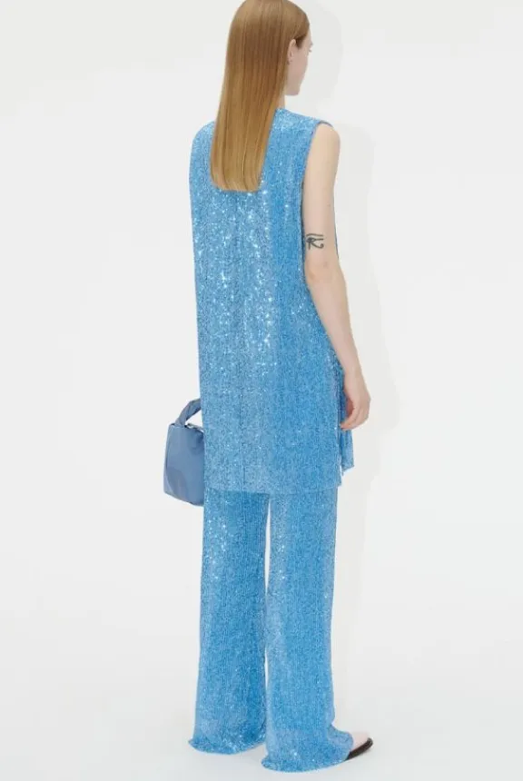 isha_tunic_dress__hydrang_5.webp Stine Goya Isha Tunic Dress - Hydrangea | Suits & Co-Ordinates | Shirts And Tops