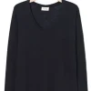 American Vintage Jacksonville Long Sleeve T-Shirt - Black | Shirts And Tops