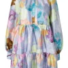 Stine Goya Jasmine Dress - Filigran Flower Blue | Dresses