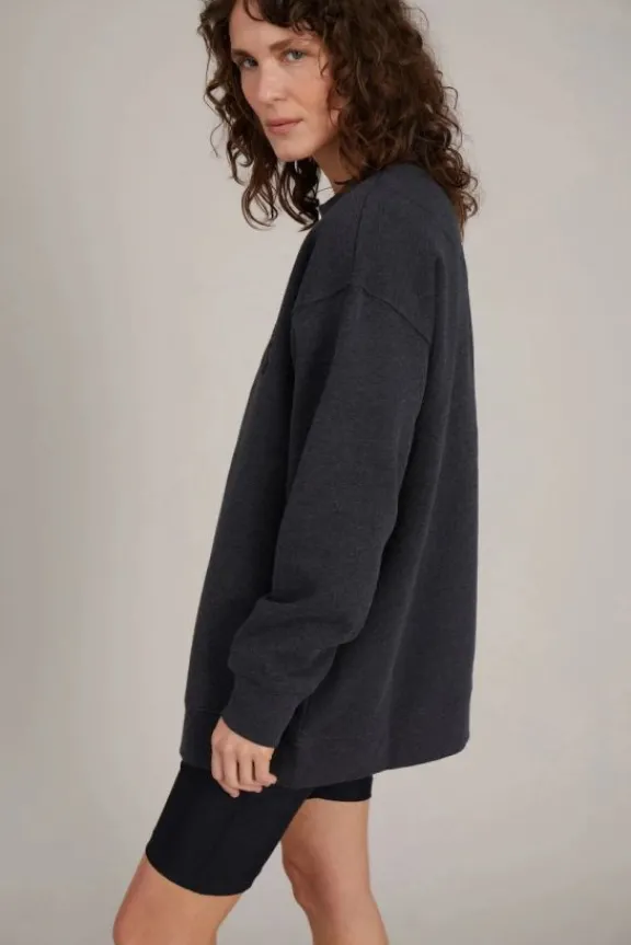 jasmine_sweatshirt__grani_4.webp Munthe Jasmine Sweatshirt - Granite | Shirts And Tops