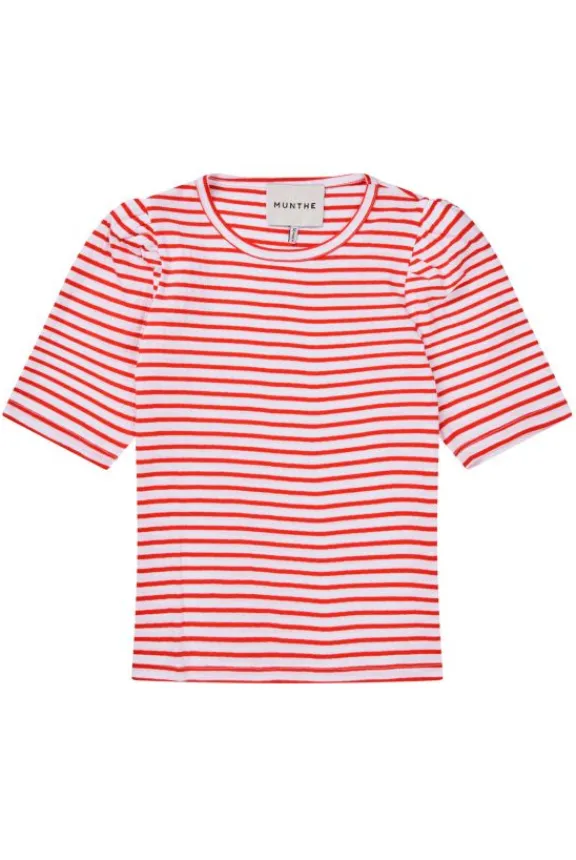 jikolaz_tshirt__red_2.webp Munthe Jikolaz T-Shirt - Red | Suits & Co-Ordinates | Shirts And Tops