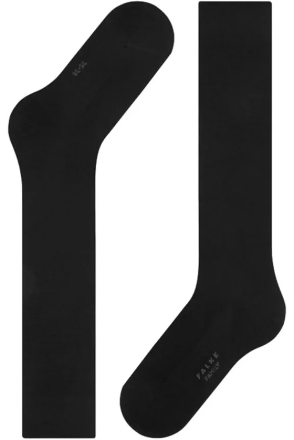 kneehigh_socks__black_2.webp Falke Knee-High Socks - Black | Hosiery | Gifts