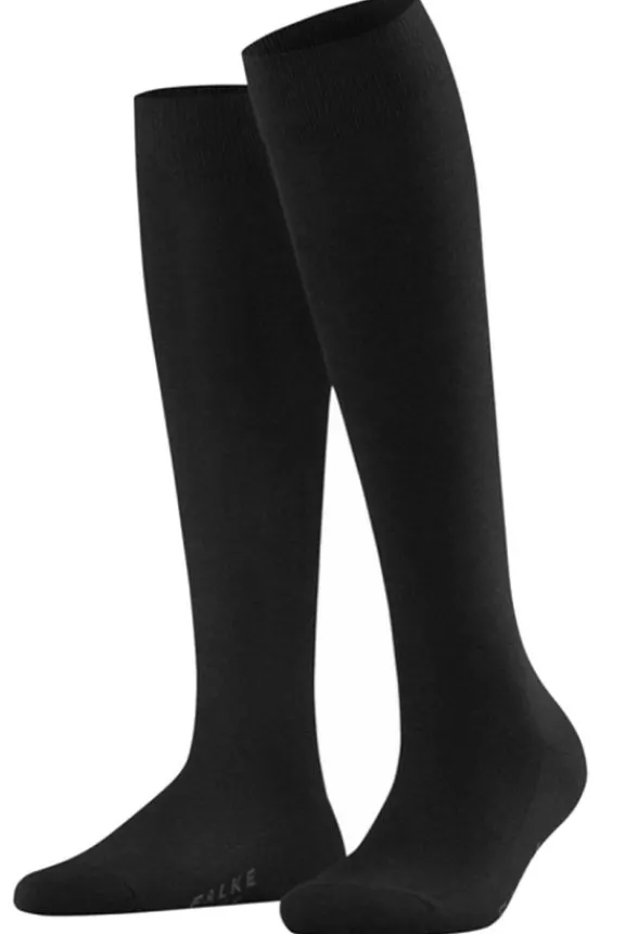 kneehigh_socks__black_3.webp Falke Knee-High Socks - Black | Hosiery | Gifts