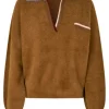 Stine Goya Knit Polo - Partridge Brown | Knitwear