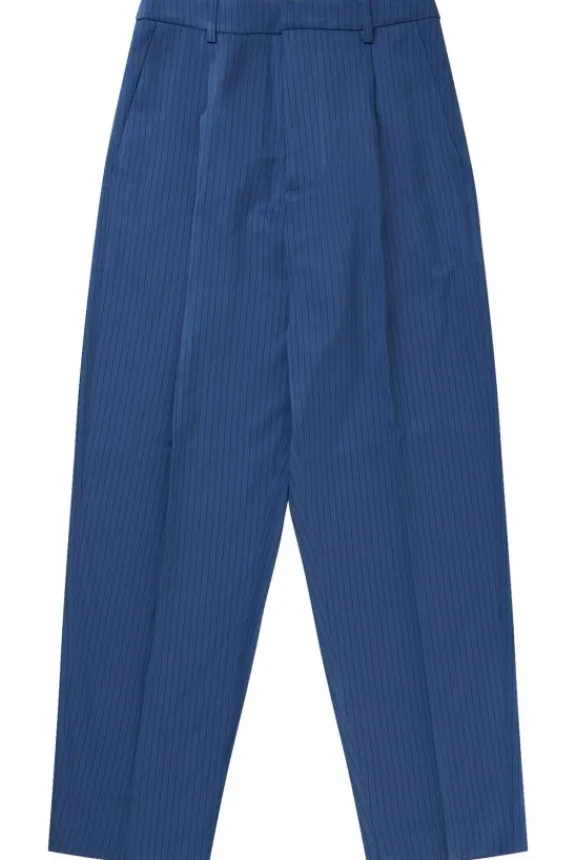 Munthe Lachlan Trousers - Blue | Trousers And Playsuits | Suits & Co-Ordinates