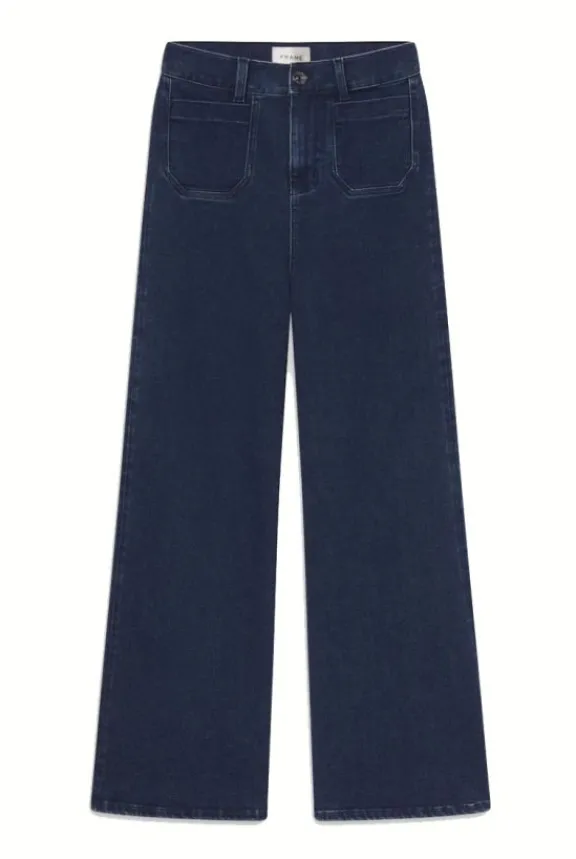 Frame Le Slim Palazzo Modernist Pocket - Loner | Trousers And Playsuits | Jeans