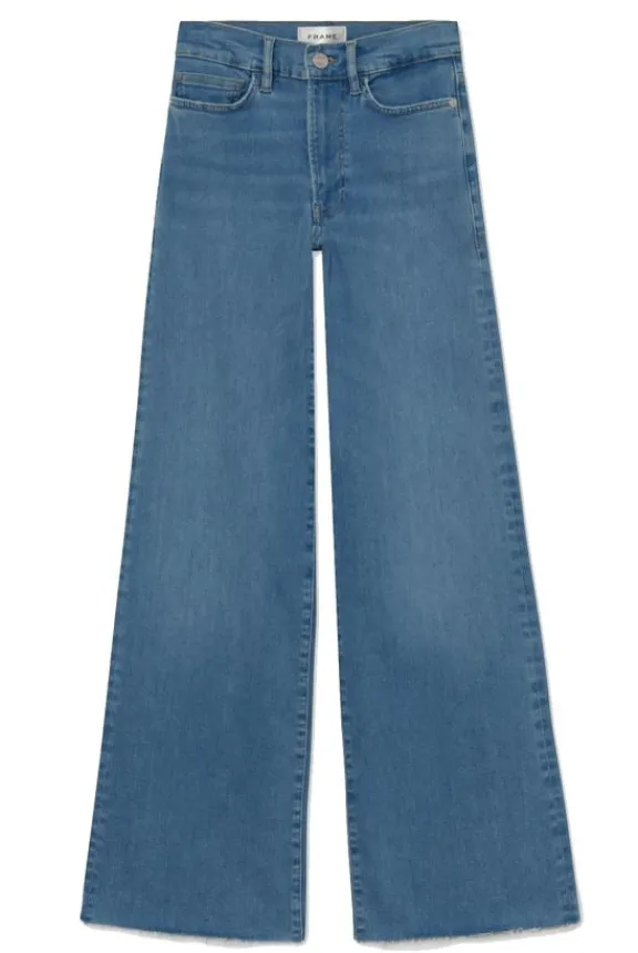 Frame Le Slim Palazzo Raw Ater - Clearwater | Trousers And Playsuits | Jeans