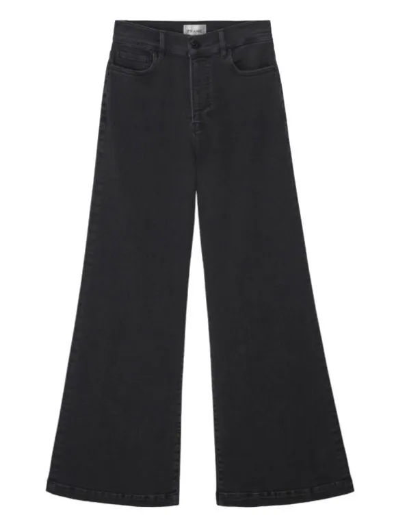 le_slim_palazzo_wide_hem__5.webp Frame Le Slim Palazzo Wide Hem - Eightball | Trousers And Playsuits | Jeans